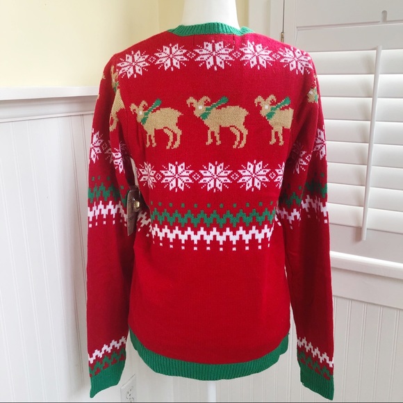 Jolly Sweaters Nwt Tipsy Goat Ugly 